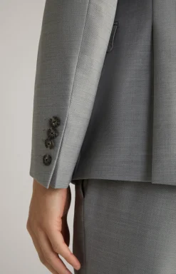 Baukasten-Sakko Herby in Grau strukturiert