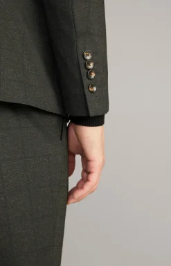 Baukasten-Sakko Herby in Grün kariert