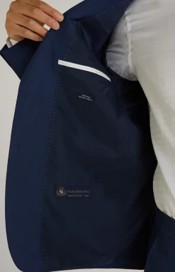 Baukasten-Sakko Herby in Navy meliert