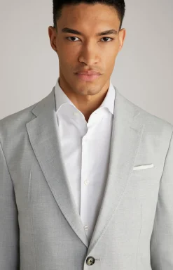 Baukasten-Sakko Hoverest in Hellgrau meliert