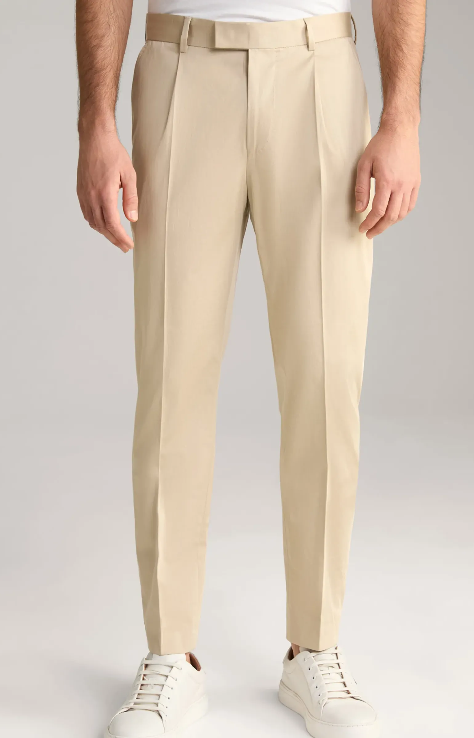 Baumwoll-Baukasten-Hose Bennet in Beige