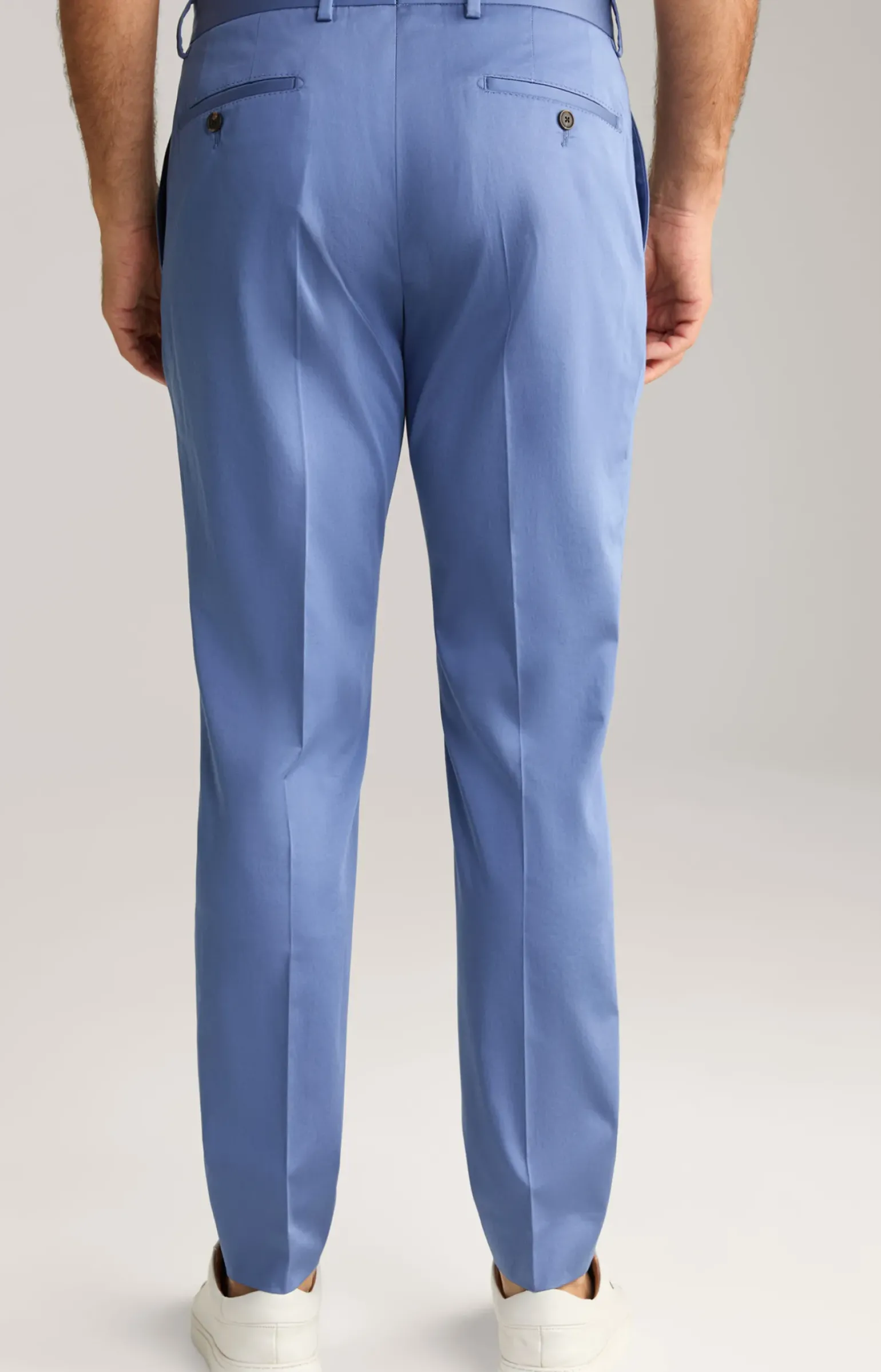 Baumwoll-Baukasten-Hose Bennet in Hellblau