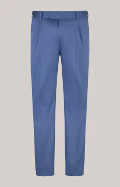 Baumwoll-Baukasten-Hose Bennet in Hellblau