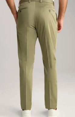 Baumwoll-Baukasten-Hose Bennet in Oliv