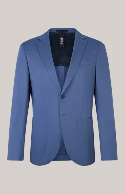 Baumwoll-Baukasten-Sakko Dash in Hellblau