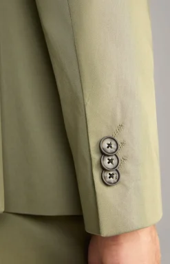 Baumwoll-Baukasten-Sakko Dash in Oliv