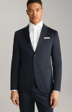 Baumwoll-Baukasten-Sakko Dash in Navy