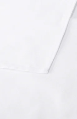 Baumwoll-Einstecktuch in Weiß