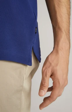 Baumwoll-Poloshirt Primus in Navy