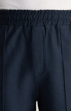 Baumwoll-Shorts Damiano in Navy strukturiert