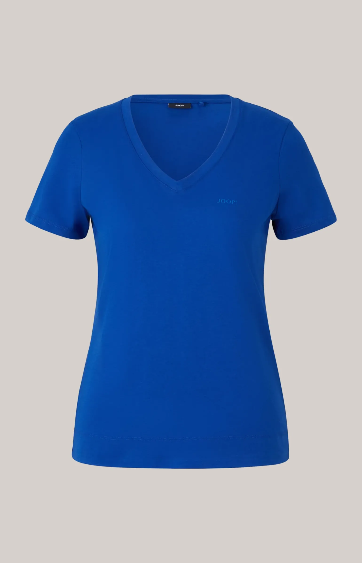 Baumwoll-T-Shirt in Blau
