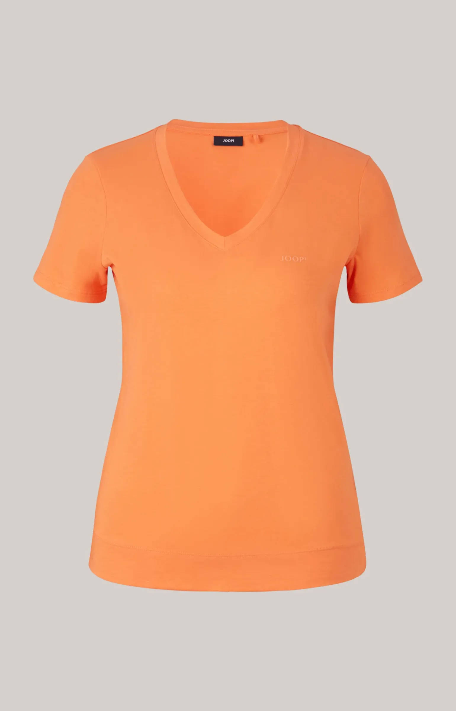 Baumwoll-T-Shirt in Orange