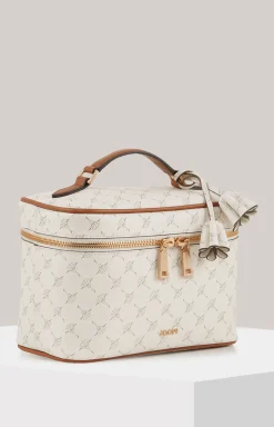 Beauty-Case Cortina Flora in Offwhite