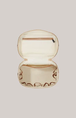 Beauty-Case Cortina Flora in Offwhite