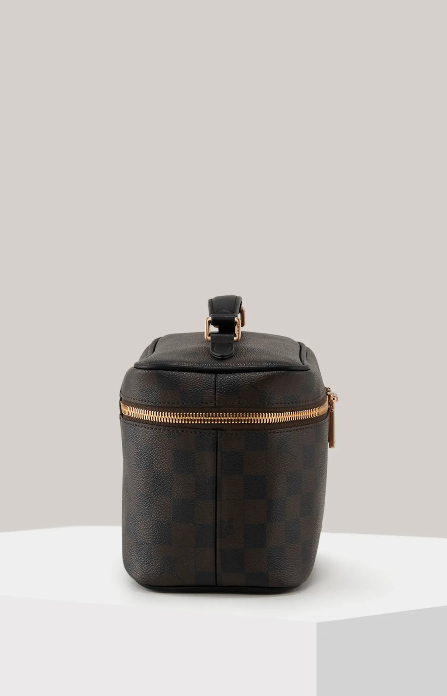 Beauty-Case Cortina Piazza Flora in Braun