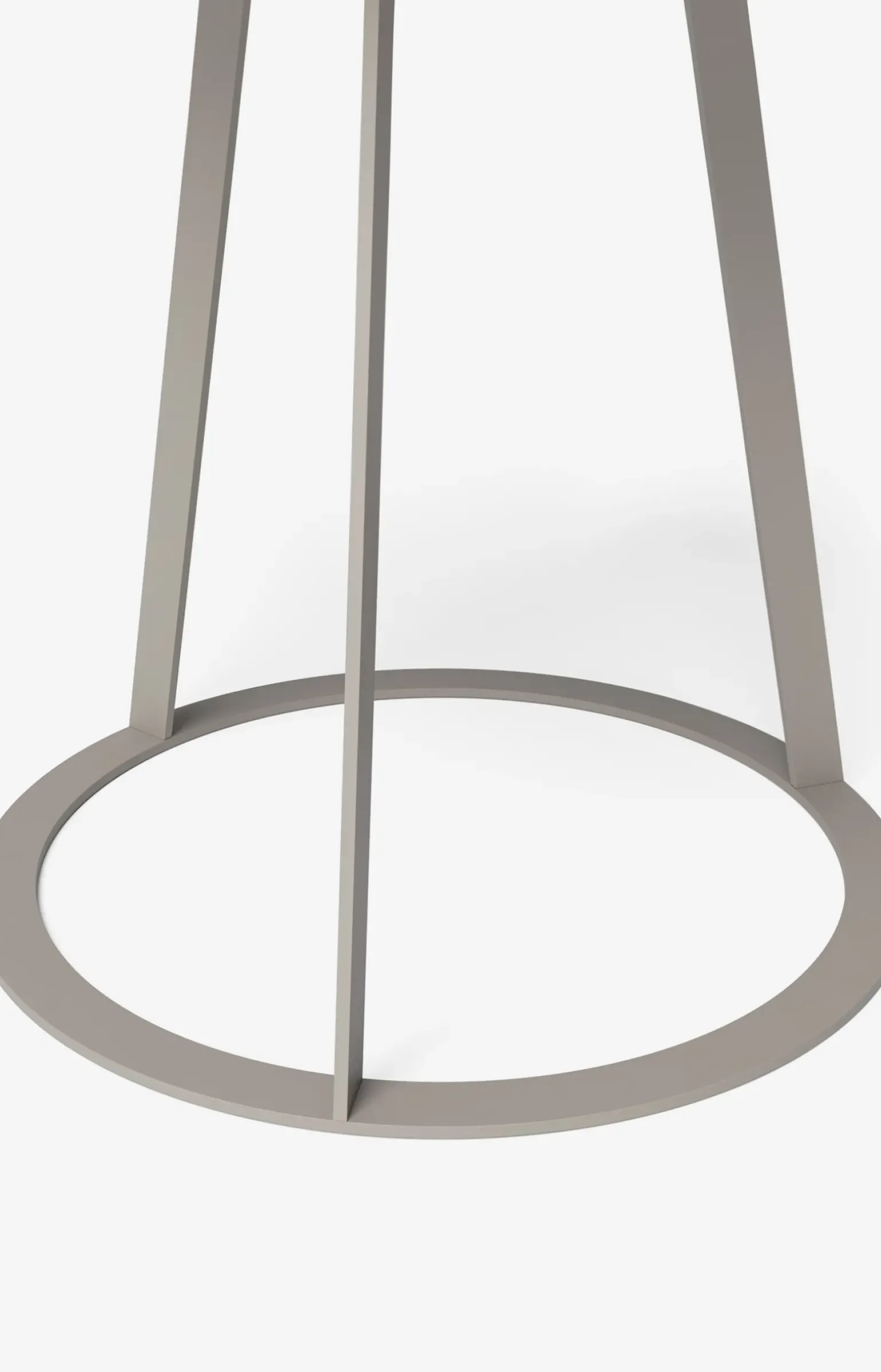 Beistelltisch JOOP! ROUND mit lackierter Holzfaserplatte, 45 x 47 cm in Taupe