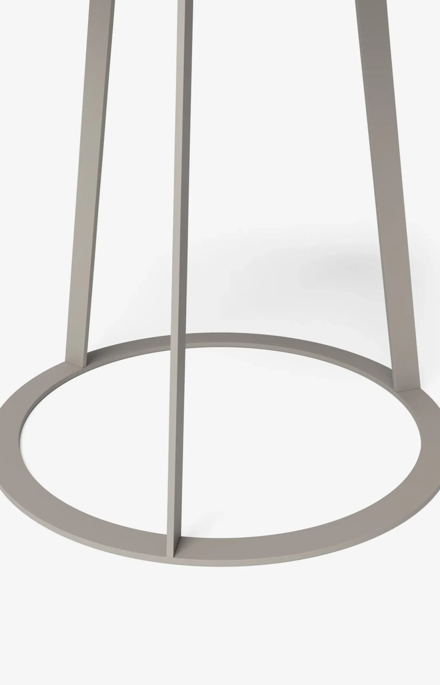 Beistelltisch JOOP! ROUND mit lackierter Holzfaserplatte, 45 x 52 cm in Taupe