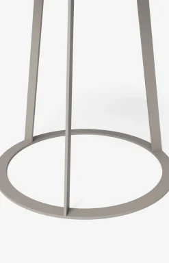 Beistelltisch JOOP! ROUND mit Raucheichenplatte, 45 x 52 cm in Taupe/Anthrazit