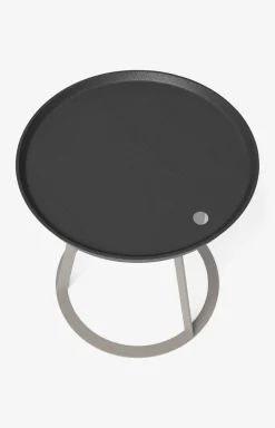 Beistelltisch JOOP! ROUND mit Raucheichenplatte, 45 x 47 cm in Taupe/Anthrazit