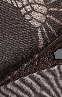 Bettwäsche Cornflower Double in Shiny Black, Schwarz/Grau