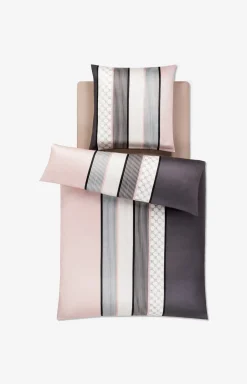 Bettwäsche Cornflower Stripes, Deep Rose