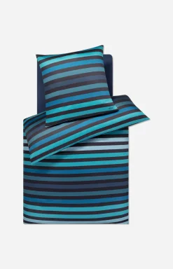 Bettwäsche JOOP! TONE in Aqua gestreift