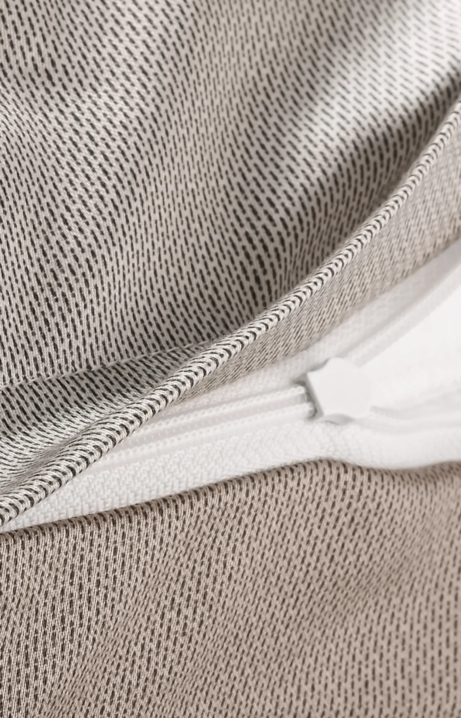 Bettwäsche Micro Pattern, Haselnuss