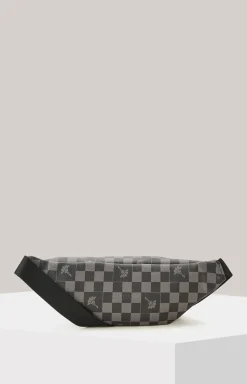 Beuteltasche Cortina Piazza Leo in Schwarz/Grau