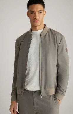 Blouson Indro in Braun meliert