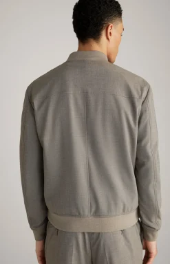 Blouson Indro in Braun meliert