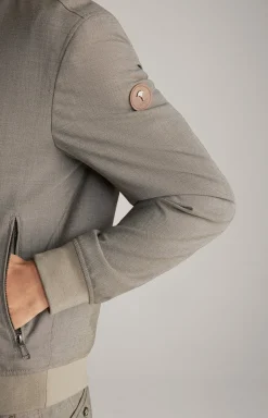 Blouson Indro in Braun meliert