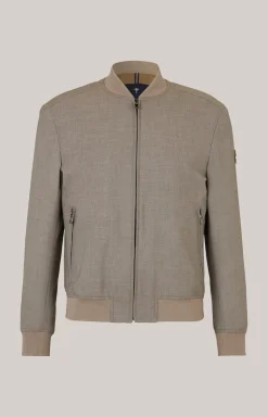 Blouson Indro in Braun meliert