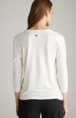 Blusen-Shirt in Offwhite