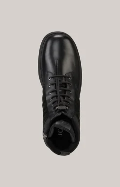 Boots Velluto Misto Zinon in Schwarz