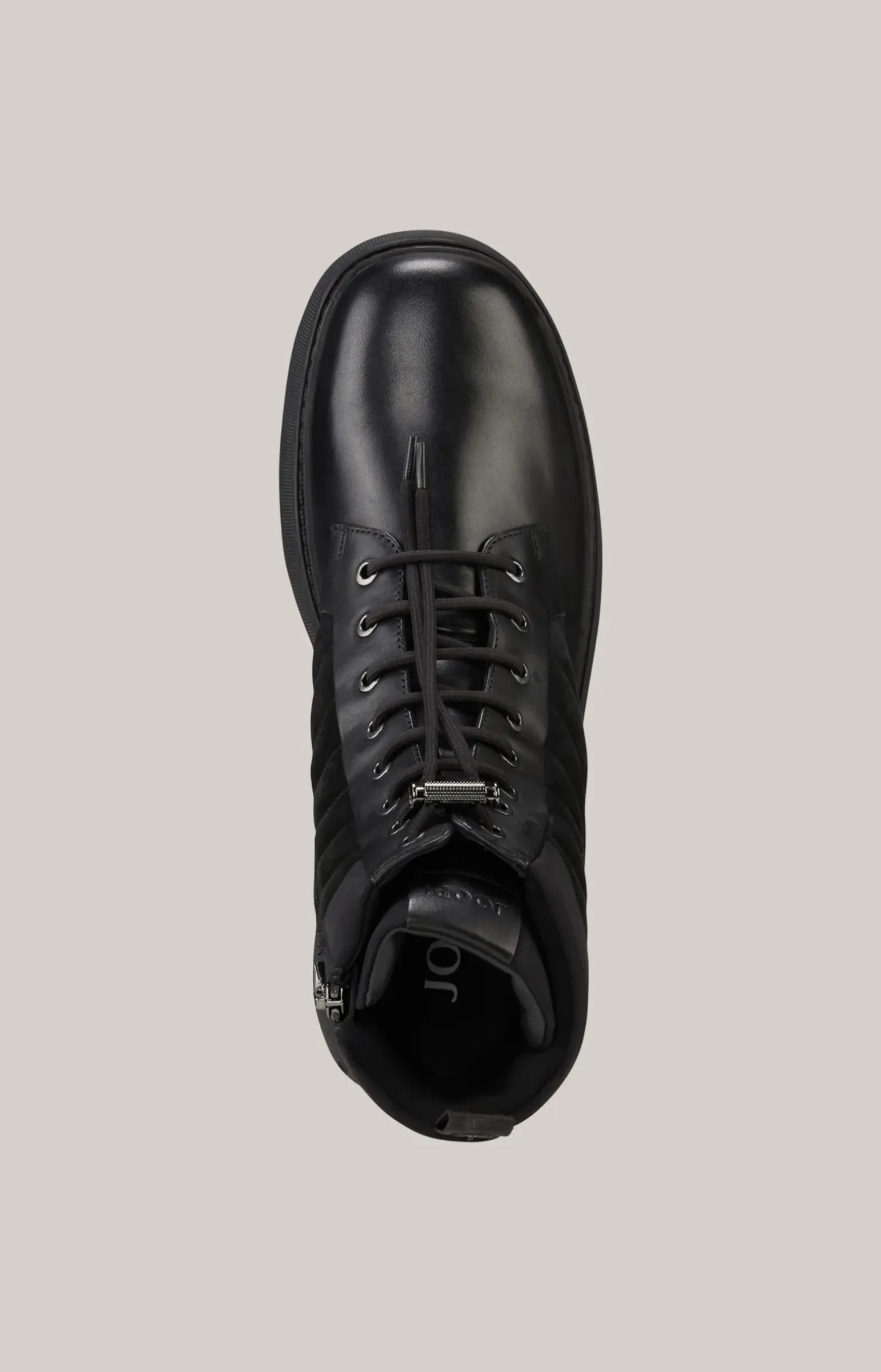 Boots Velluto Misto Zinon in Schwarz