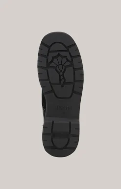 Boots Velluto Misto Zinon in Schwarz