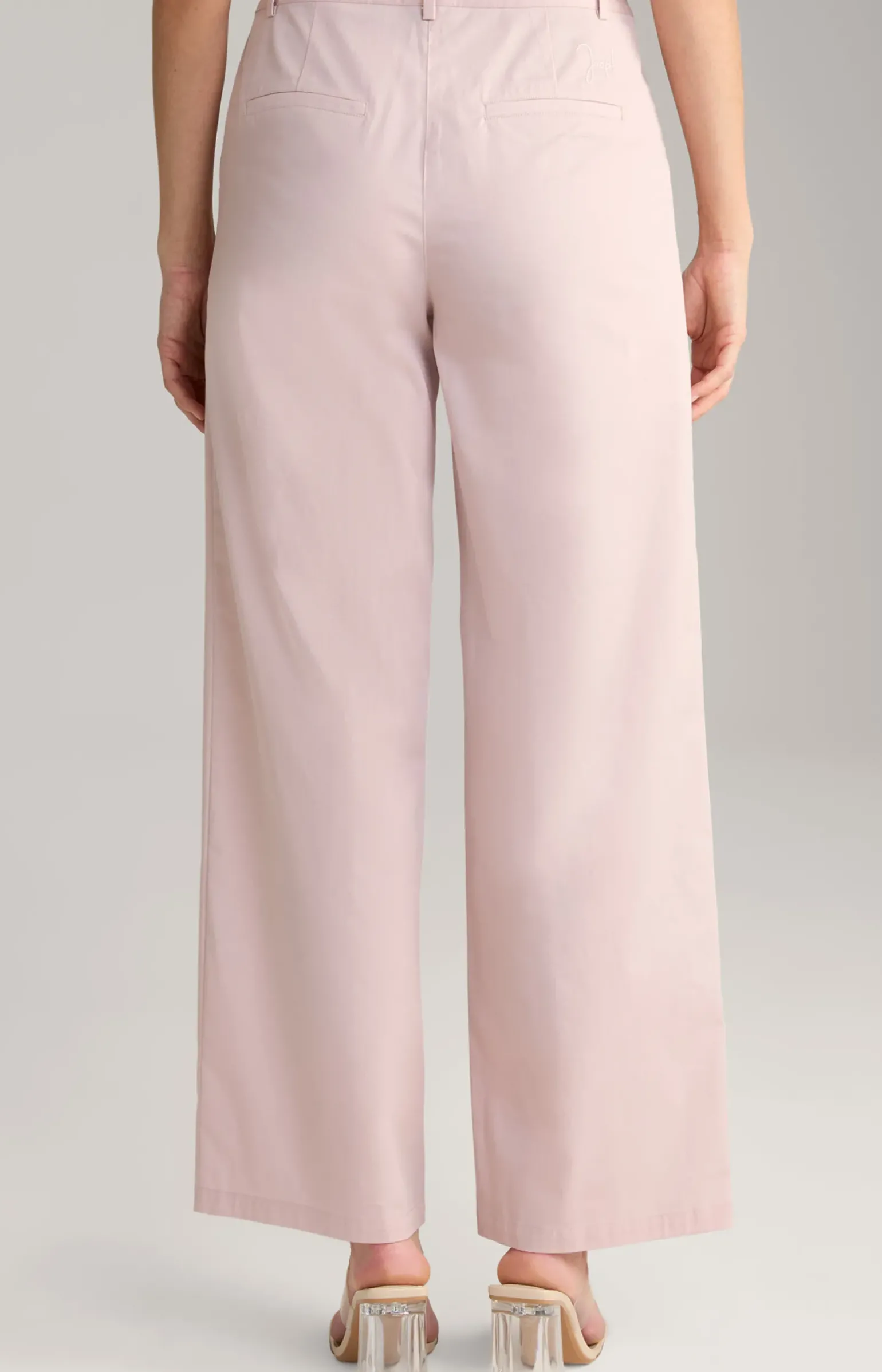 Bundfaltenhose in Altrosa