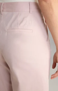 Bundfaltenhose in Altrosa