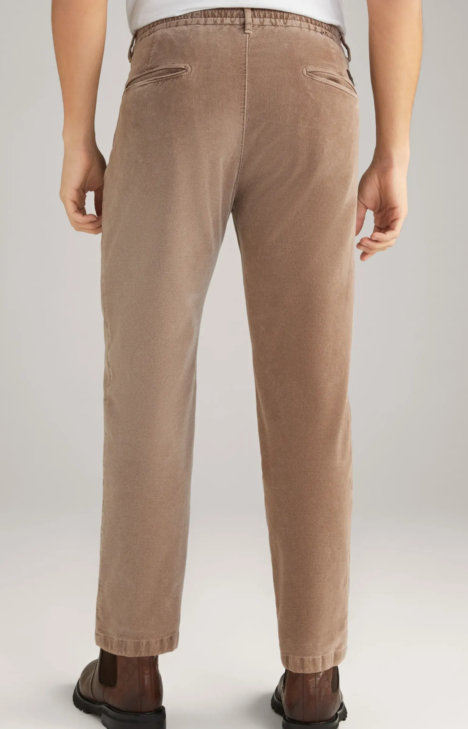 Bundfalten-Hose Lead in Beige