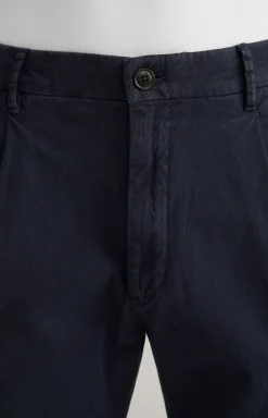 Bundfaltenhose Lead in Navy