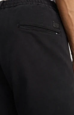 Bundfaltenhose Lead in Schwarz