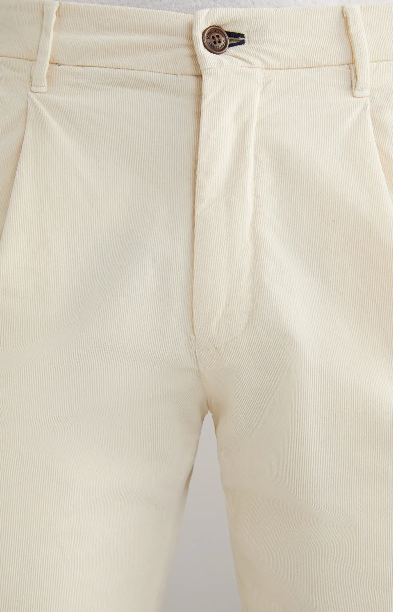 Bundfalten-Hose Lead in Weiß