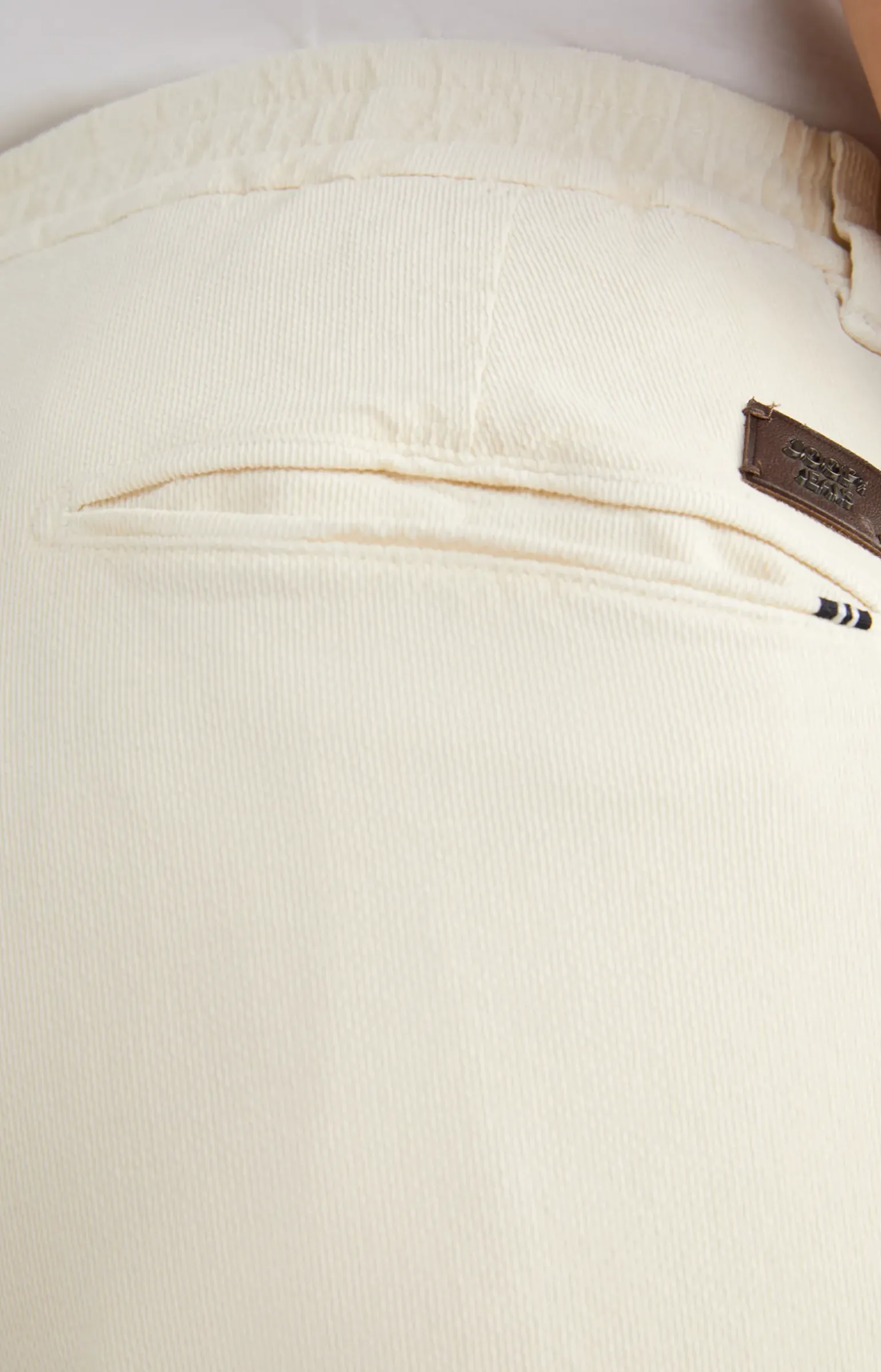 Bundfalten-Hose Lead in Weiß