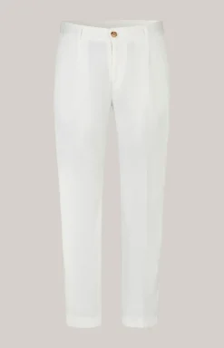 Bundfaltenhose Lester in Creme