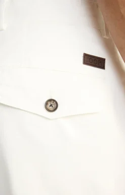 Bundfaltenhose Randar in Creme