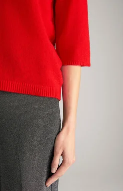 Cashmere-Shirt in Rot