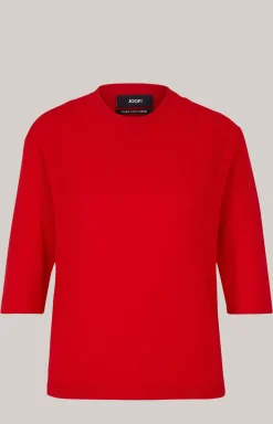 Cashmere-Shirt in Rot