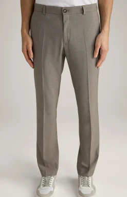 Chino Hank in Braun strukturiert