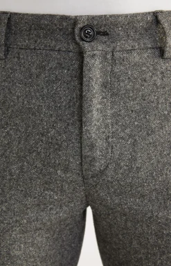 Chino Hank in Dunkelgrau meliert