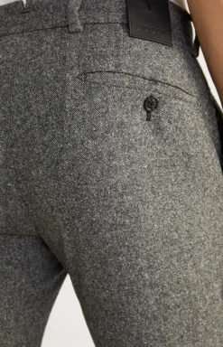 Chino Hank in Dunkelgrau meliert